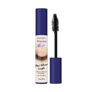 Magic Lash Waterproof Black Mascara - Brush-On, Volume-Boosting Wand Shape Mascara with Long-Lasting Lengthening Extreme Length Formula for Instant Thick, Curly Eyelashes & No Clumping, Lengthening Mascara