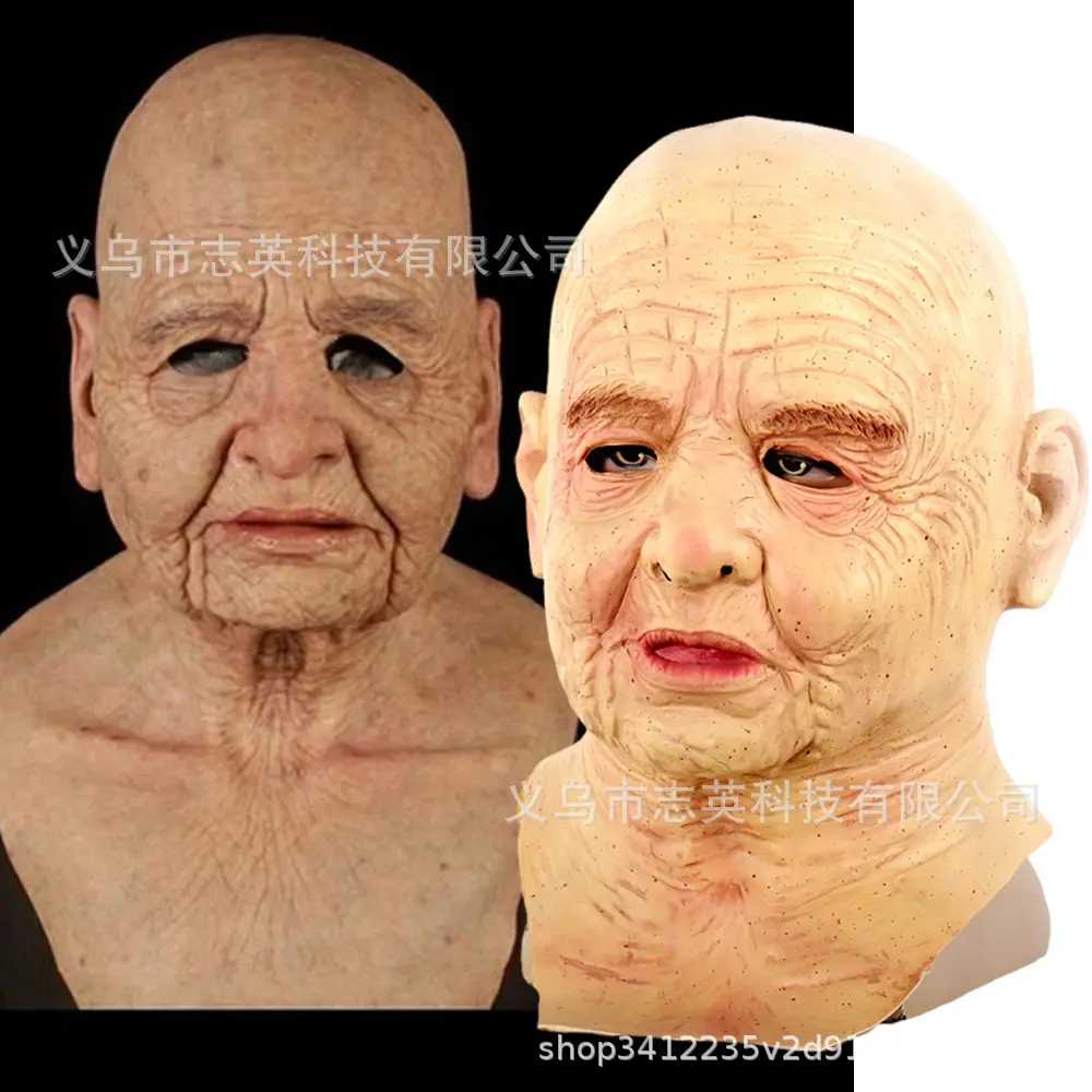 White haired grandma (bald style)