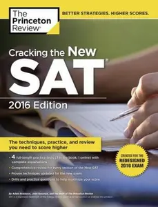 USED-Cracking the New SAT with 4 Practice Tests, 2016 Edition: Created for the Redesigned 2016 Exam (College Test Preparation) by Princeton Review (Paperback)