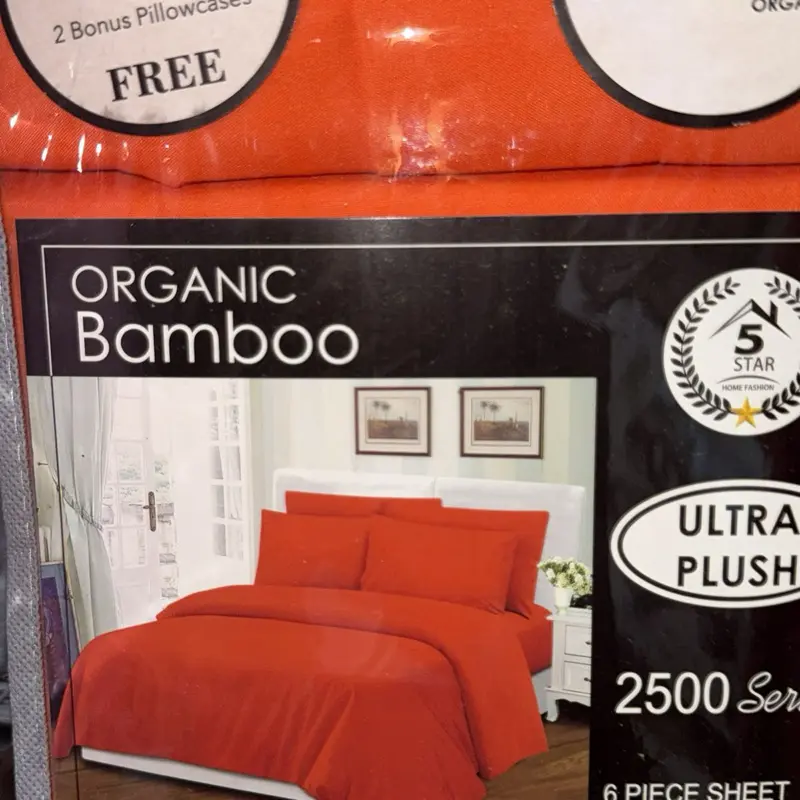BAMBOO ORGANIC 6 PIECE SHEET SET