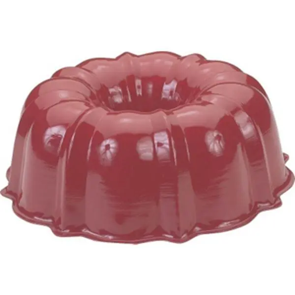 Ware 51122 Nonstick 12-Cup Fluted Shape Bundt Cake Tin, Aluminized Steel Baking Mold for Kitchen Bakeware, Assorted Colors for Bake Cakes