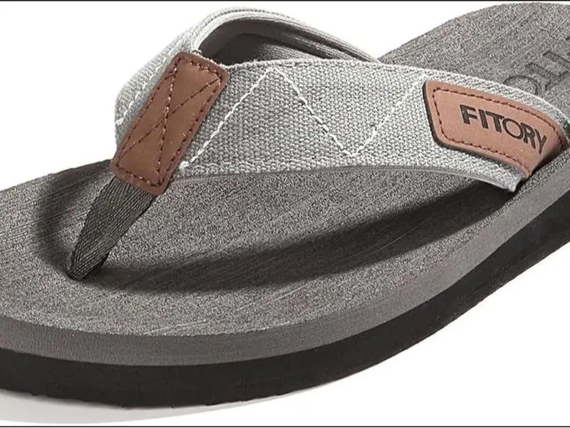 Men's Flip-Flops, Thongs Sandals Comfort Slippers for Beach