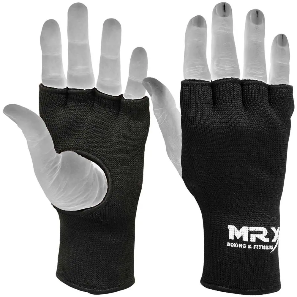 MRX BOXING & FITNESS Inner Workout Gloves for Men & Women, Breathable Stretch Cotton-Polyester Wraps with Wrist Support for Training, Cotton Blend, Training Gloves, Multi-Size, Adjustable, Athletic Sports Gloves