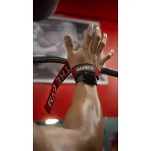 GGRIPZ Lifting Straps Red