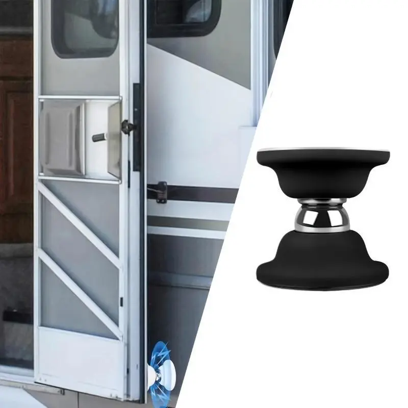 1pc RV Door Holder Magnetic Baggage Door Catch Latch, Door Stopper, No Drilling, Screws For Stronger Mount, Hold Your Door Open, RV Hardware, RV Accessories