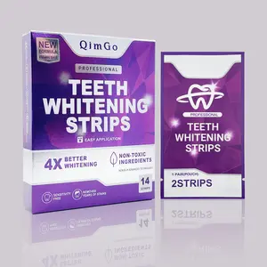 New Arrivals Teeth Whitening Strips - Teeth Brightener Strips 4X Purple Better Whitening Teeth Brightening for Brighter Smiles | Tooth Whiter Sticker