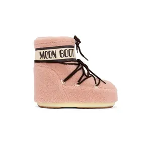 MOON BOOT Icon Low Fleece Boot in Pink