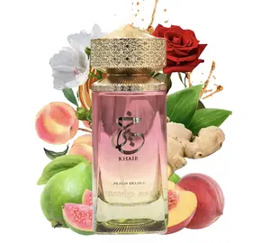 Khair Peach Delulu Fragrance by Paris Corner Perfumes 3.4 Fl Oz Floral Citrus Scent Delightful Scents