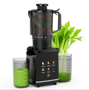 Electactic Cold Press Juicer with a 4.35 Wide Feed Chute for Whole Fruits and Vegetables, Knob control, Slow Masticating juicer, Easy to Clean Low noise and High juice Yield, Stainless Steel