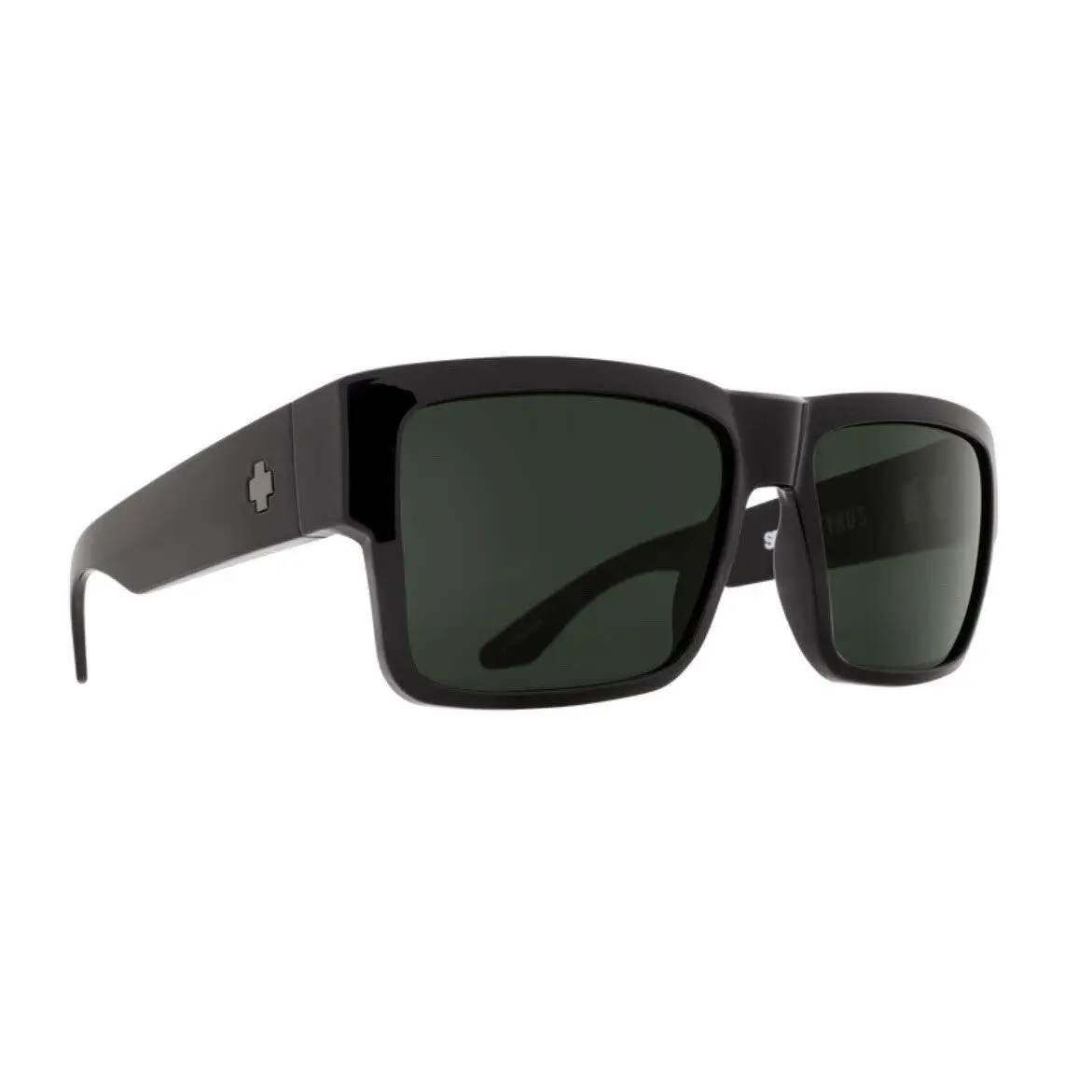 Spy Optic CYRUS Sunglasses - GLOSS Black / HAPPY Gray Green Lens Spy Optic CYRUS Sunglasses - GLOSS Black / HAPPY Gray Green Lens
