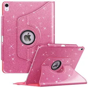 Fintie 360-Degree Rotating Case for iPad Air 13 (M4/M3/M2 Chip) with Glittery Design, iPad Protective Stand Cover with Pencil Holder, Auto-Wake/Sleep tint