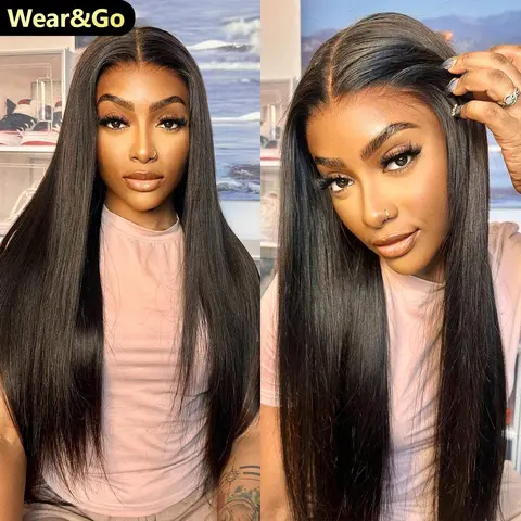 [NEW IN] OQ HAIR Wear And Go Glueless Wigs Bleached Tiny Knots Pre Cut 7x5 HD Lace Straight Lace Front Human Hair Wigs #Sohochic