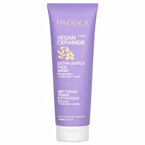 Pacifica Vegan Ceramide Extra Gentle Face Wash, 5.0 Ounce