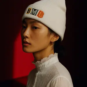 BML Beanie - Unisex Design for Athletes and Fans NBA Sports Gear Flat Embroidery 80% Acrylic 20% Wool One Size Fits All