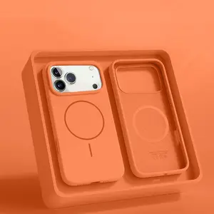 Skin-Touch Liquid Magnetic Protective Phone Case, Suitable For iPhone 17, 16, 15, 14, 13, 12, 11 And Other Series Models, With Skin-Touch Wear-Resistant Material