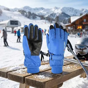 Kids Winter Snow Ski Gloves for Boys and Girls - Warm Breathable Waterproof Outdoor Sports Gloves for Children Ages 5-10 Years, Perfect for Skiing, Snowboarding, and Cold Weather Activities