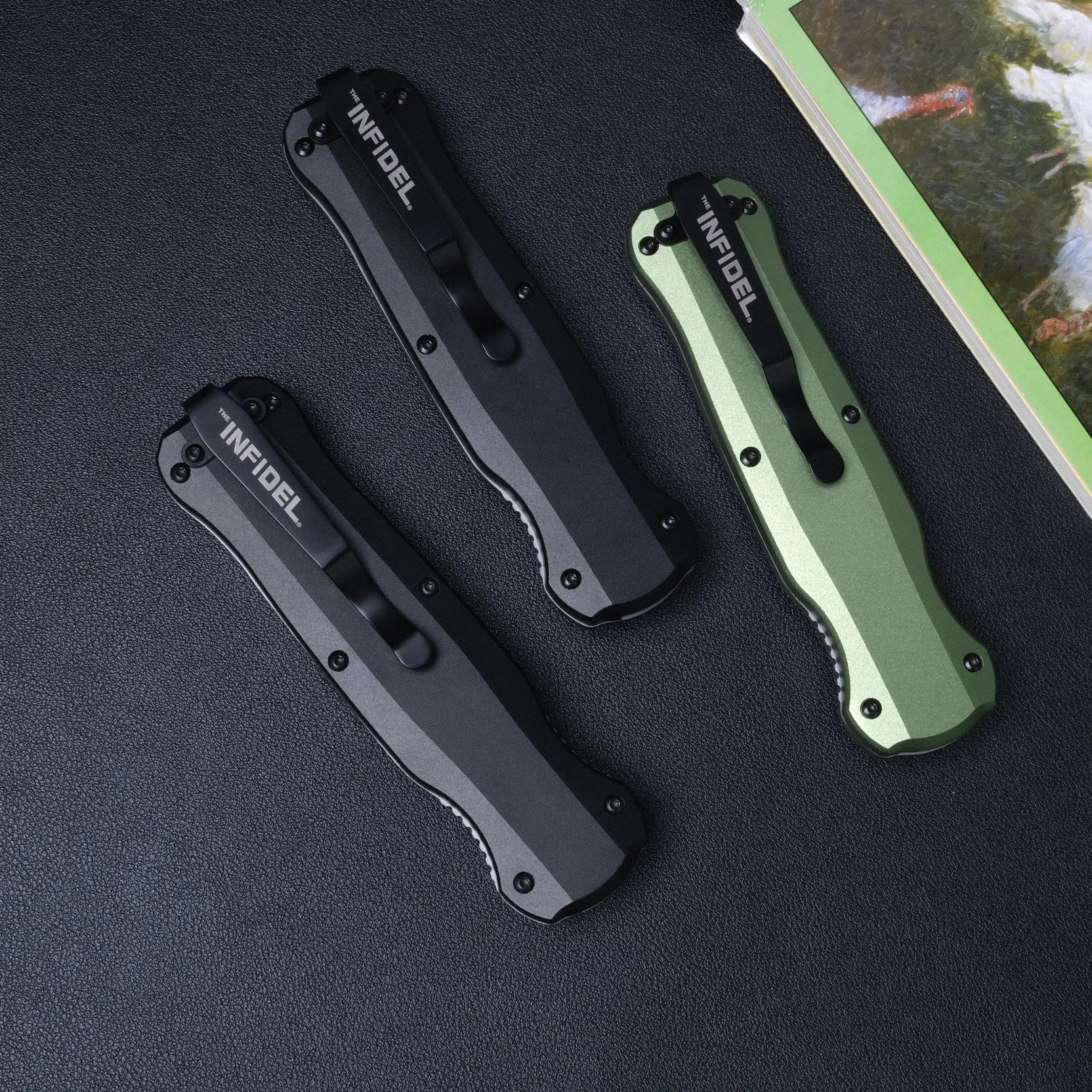 3300 portable folding knife, pure aluminum handle, D2 high hardness corrosion-resistant steel, outdoor driving, camping, fishing EDC tool, portable tool, best gift.