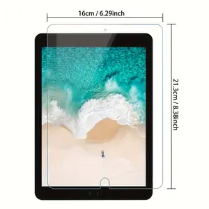 2-piece set of tempered glass screen protectors suitable for iPad Pro 10.5, 2017 Pad Air 3, 2019 10.5 inches -9H hardness, ultra clear without bubbles, scratch resistant, anti reflective, protective and protection, Tablet Protector