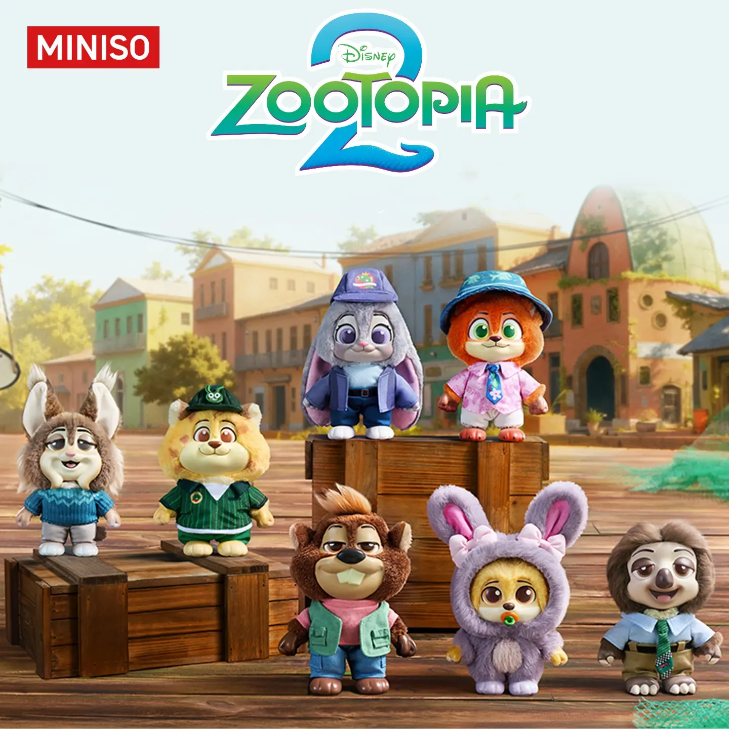 MINISO Disney Zootopia City Residents Series Blind Box Charm - Soft Vinyl Plush Accessory, Adorable Character Design For Bags Keys, Collectible Gift For Women Holiday & Holiday Haul#Summervibes, Back To School