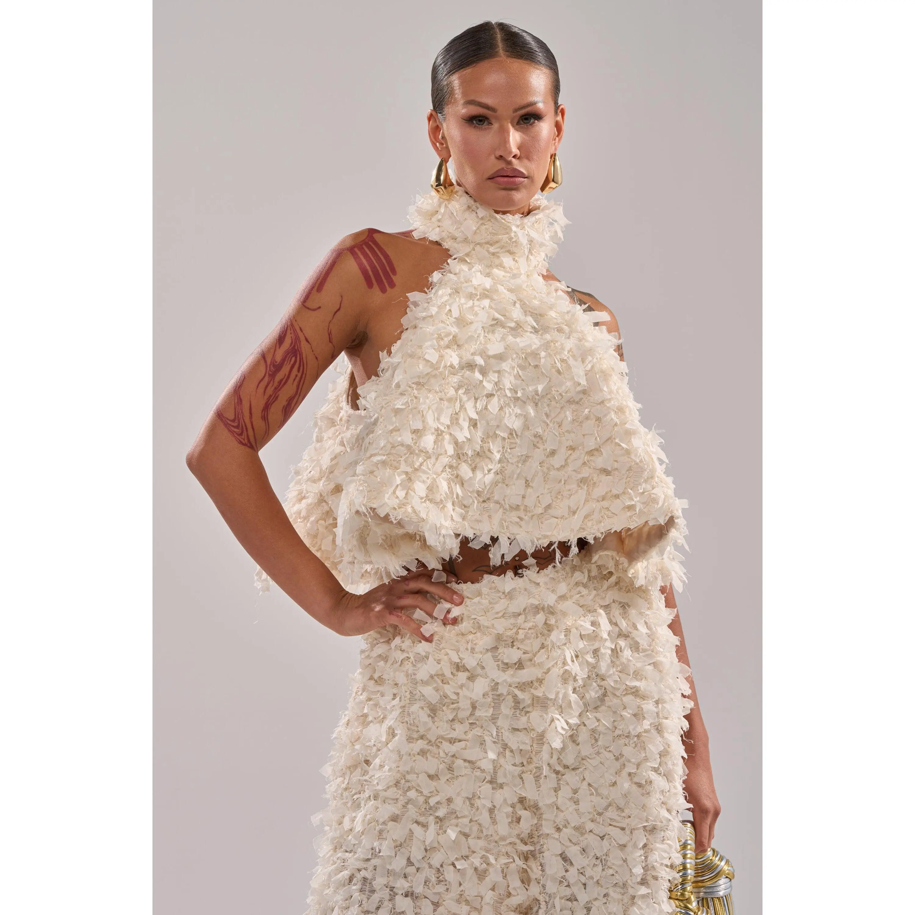 MOXIE HALTER NECK BLOUSE