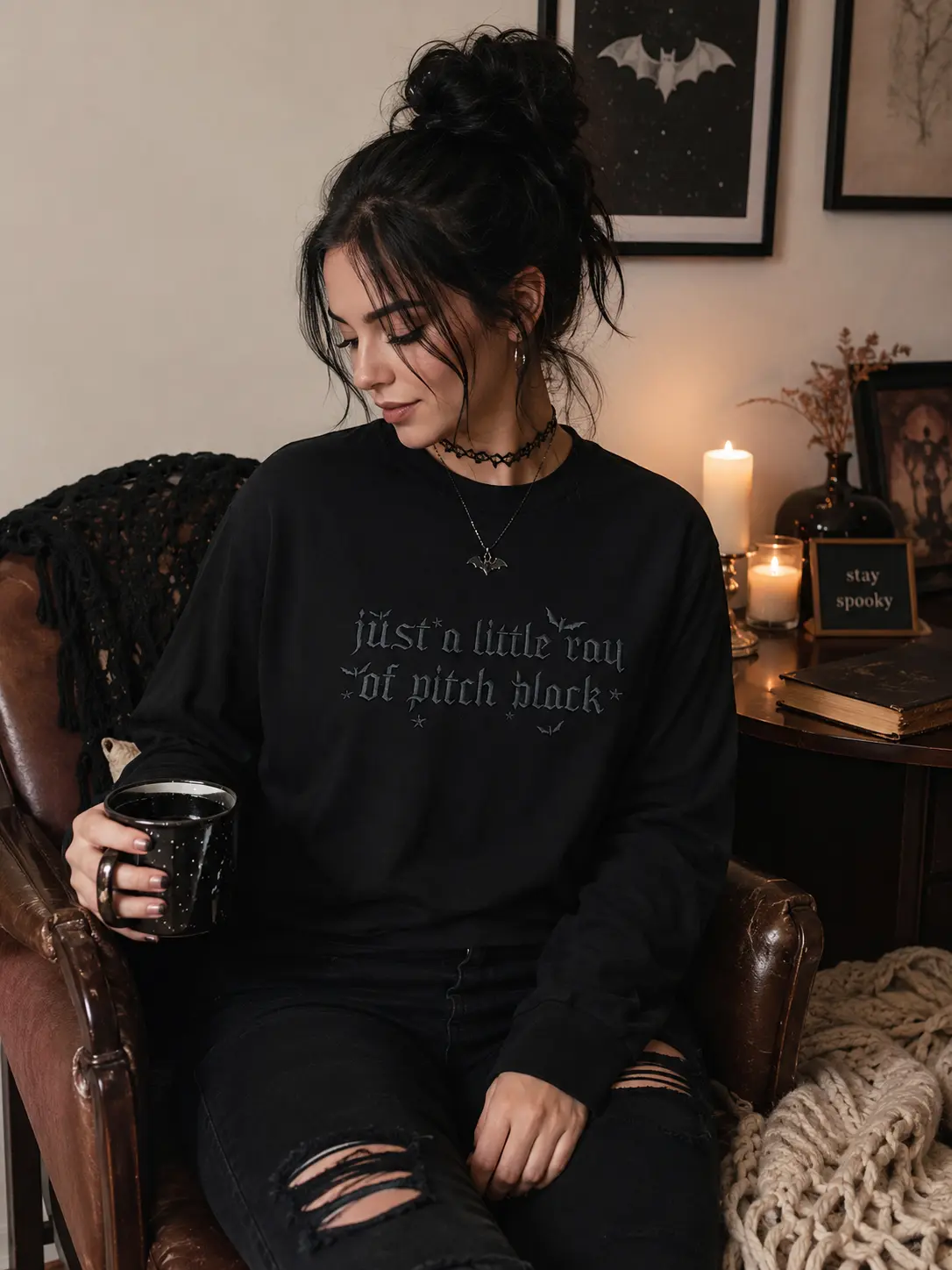 Long Sleeve Embroidered Shirt
