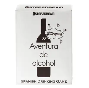 Bilingual Party Card Games | Spanish Drinking Game for Adults | Fun Dual-Language Board Game for Game Nights & Parties​