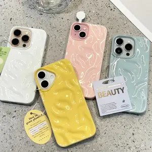 Simple Solid Color Compatible With 16/15 Pro Apple Phone Case 14 Soft Case 13/12/11 Meteorite Pattern For IPhone 16 Pro Max, 15/14 Plus, 13/12 Pro Max