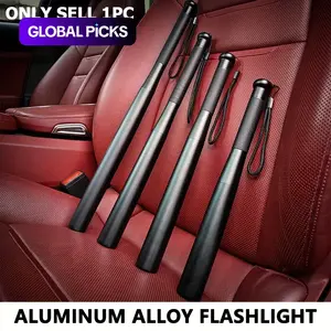 Aluminum Alloy Flashlight, Handheld Torch, 3 Lighting Modes, Non-Slip Handle, Lost-Proof Tail Rope, Durable, Long-Range, Ideal for Travel, Emergency, Home Use #GLOBAL PICKS