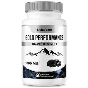 Gold Performance Capsules - Advanced Formula 1000mg Capsules with Natural Ingredients for Health & Wellness 60 Count