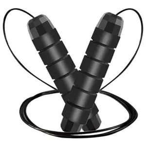 Jump Rope,Tangle-Free Rapid Speed Jump Rope with Ball Bearings for Men,Women and Kids,Adjustable Steel Skipping Rope with Ergonomic Foam Handles,A Ideal Equipment and Accessories for Workout,Fitness,Exercise,Home Gym,Slim Body