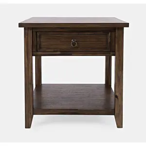 Bakersfield Mission Style  End Table with Drawer