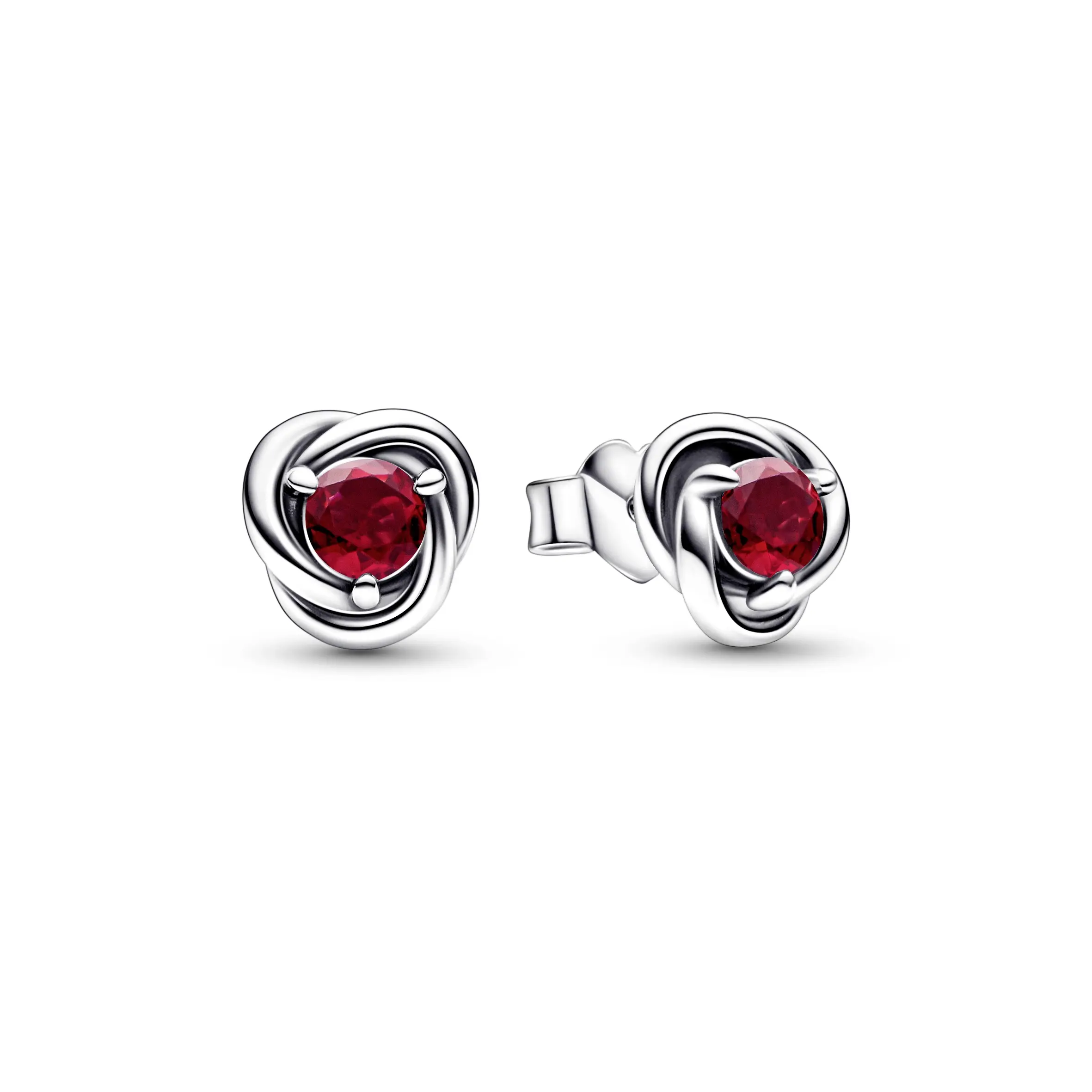 Pandora July Birthstone Eternity Circle Stud Earrings 292334C01