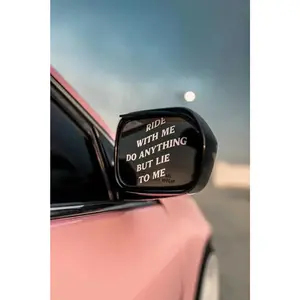 "RIDE WITH ME DO ANYTHING BUT LIE TO ME" DECALS Car Decorative Sticker