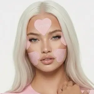 TapeTox Heart Shape Wrinkle Smoothing Patches by Skin Supervision - Vegan, Cruelty-Free, Anti-Aging, Botox Alternative for Sensitive Skin - 30 Patches Pack