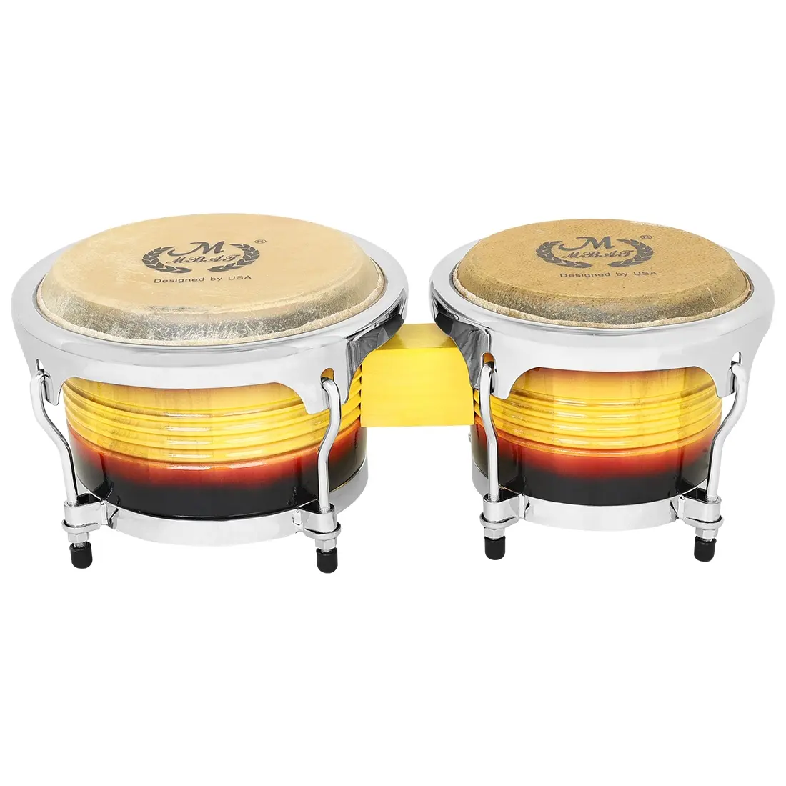 MBAT Bongo Drum  High-Grade 7+ 9inch Oak Buffalo Drum Skin Adult Beginner African Drum