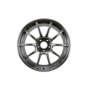 Advan RZII 18x9.5 +35 5x114.3 Racing Hyper Black Wheel