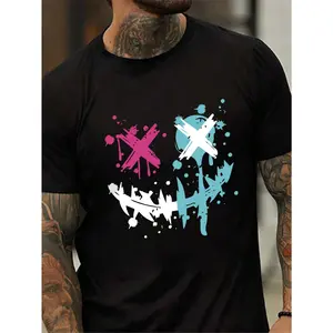 Manfinity Homme Men's Emotive Printed Round Neck T-Shirt