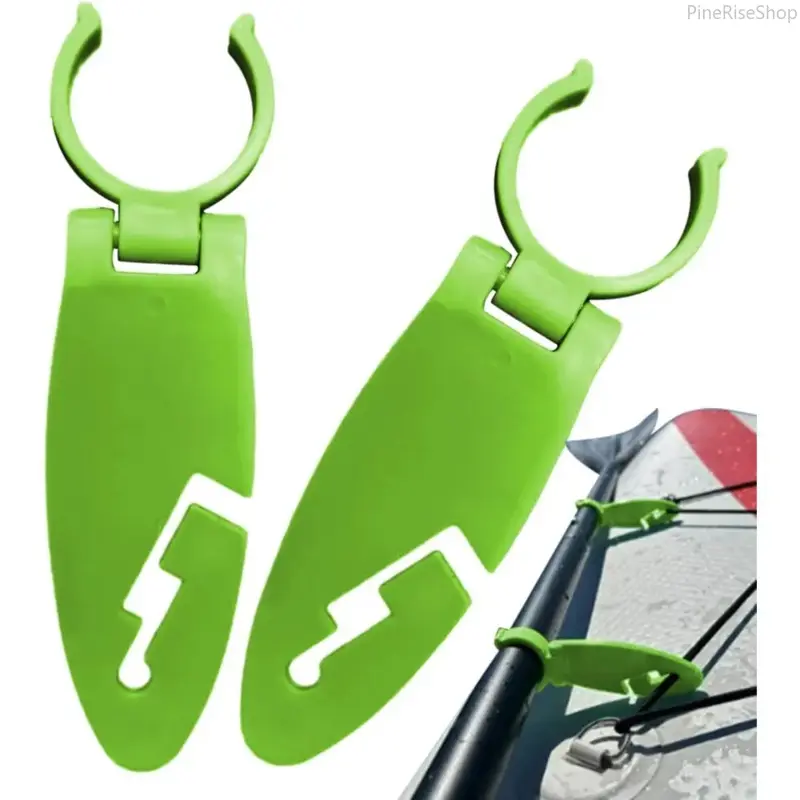 Outdoor Luggage Straps - Clip-On Polypropylene Waterproof Luggage Accessories for Paddle Board Paddles, Kayaks, Inflatable Boats, Multi-Color Pair, Open-Close Ring