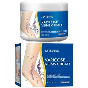 Bee Venom Varicose Vein Relief Cream (50g, Alcohol-Free) - Body Care Therapeutic Balm for Legs, Anti-Inflammation, Pain & Swelling Reduction, Anti-Aging, Soothing for Normal Skin, 24-Month Shelf Life, Moisture Boost