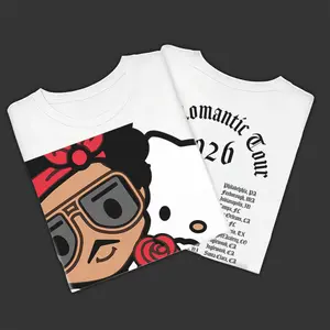 Brumusic Tour S-5XL Unisex Double Sided T-Shirt, Multi color For Men, For Women