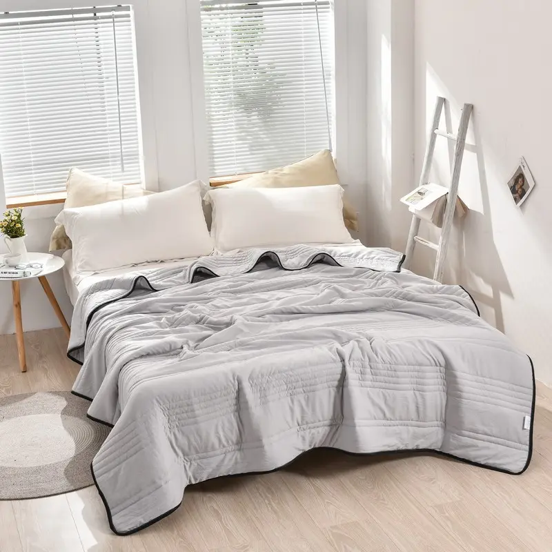 Ultra Soft Microfiber Ice Blanket - Lightweight, Large Size, Breathable Deep Sleep Aid for Summer Hot Sleepers, Machine Washable, Do Not Iron Directly, General Use for Adults, Includes 3 Free Gifts (US)