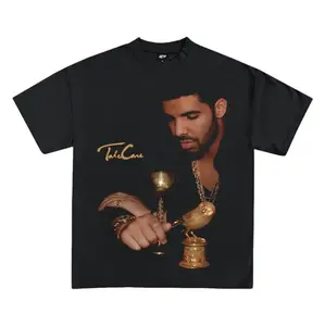Drake Take Care Album Graphic Bootleg T-Shirt DesignFashion 	 Unisex T-shirts M-5XL