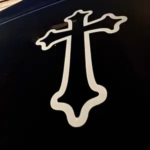 Cross Window Decal - Decorative Cross Design for Car and Window Decoration