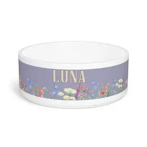 Personalized Dog Bowl with Name l Stylish and Durable l Perfect Gift for Pets l Custom Food and Water Dish for Dogs of All Sizes