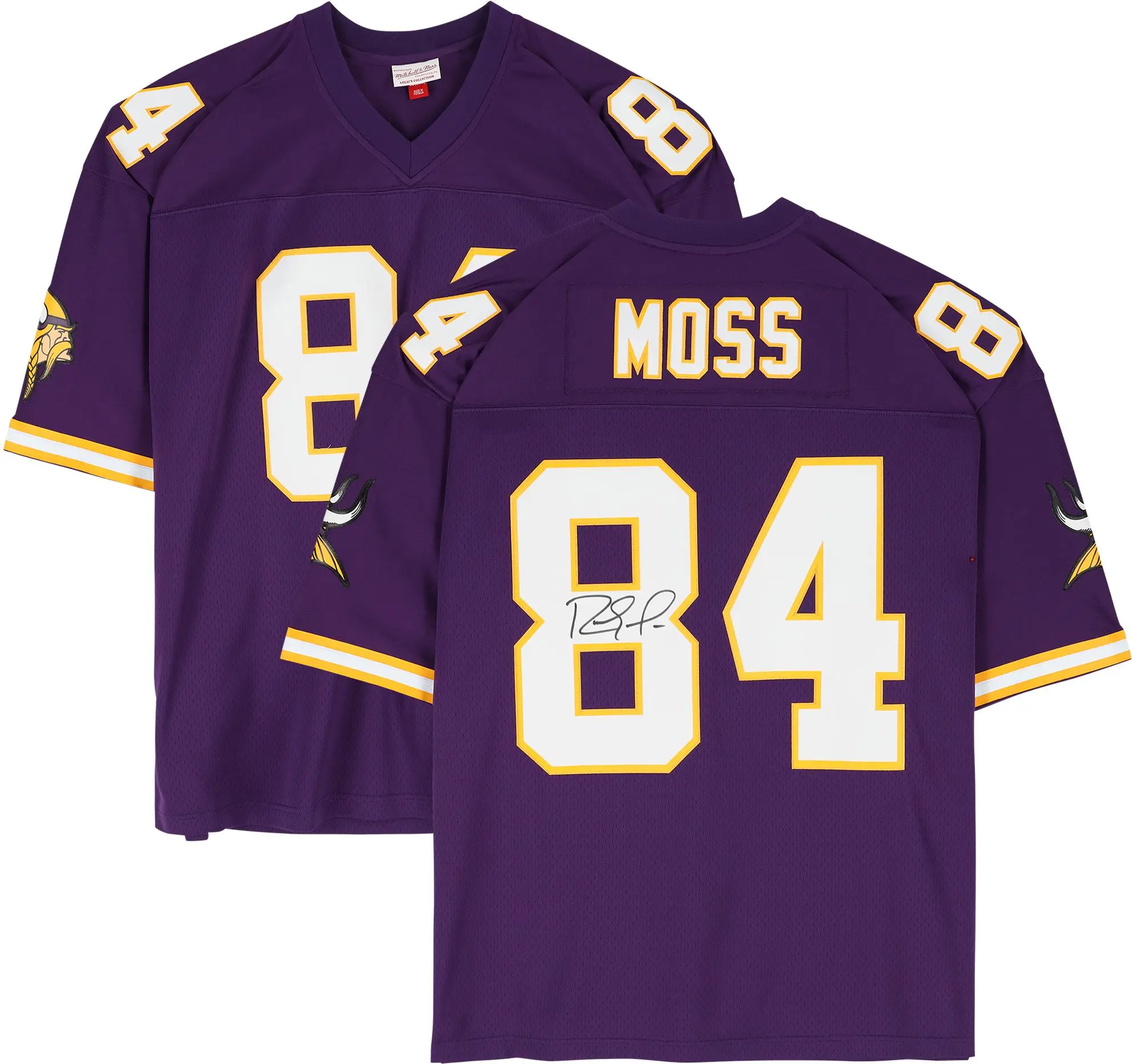 Randy Moss Minnesota Vikings Autographed Purple Mitchell & Ness Replica Jersey - Fanatics Authentic Certified