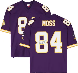 Randy Moss Minnesota Vikings Autographed Purple Mitchell & Ness Replica Jersey - Fanatics Authentic Certified