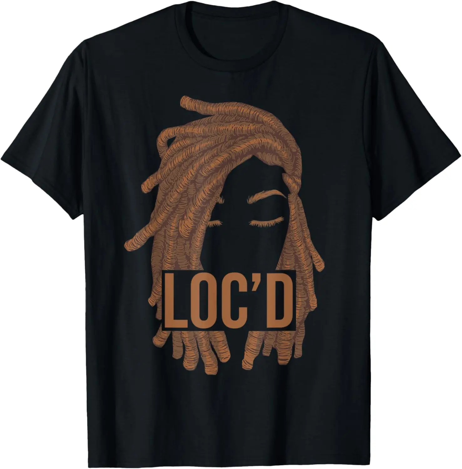 Cotton(pure) Dreadlocks Black Women LOC'd Melanin Afro Dreads Lover T-Shirt