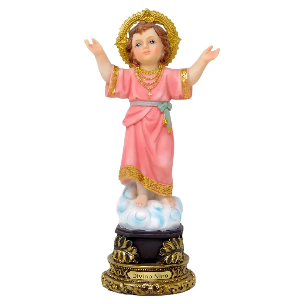 Divino Nino 12" Inches Tall Estatua - Detailed Figure Divine Child Jesus Brand New Statue Religious Decor Saint