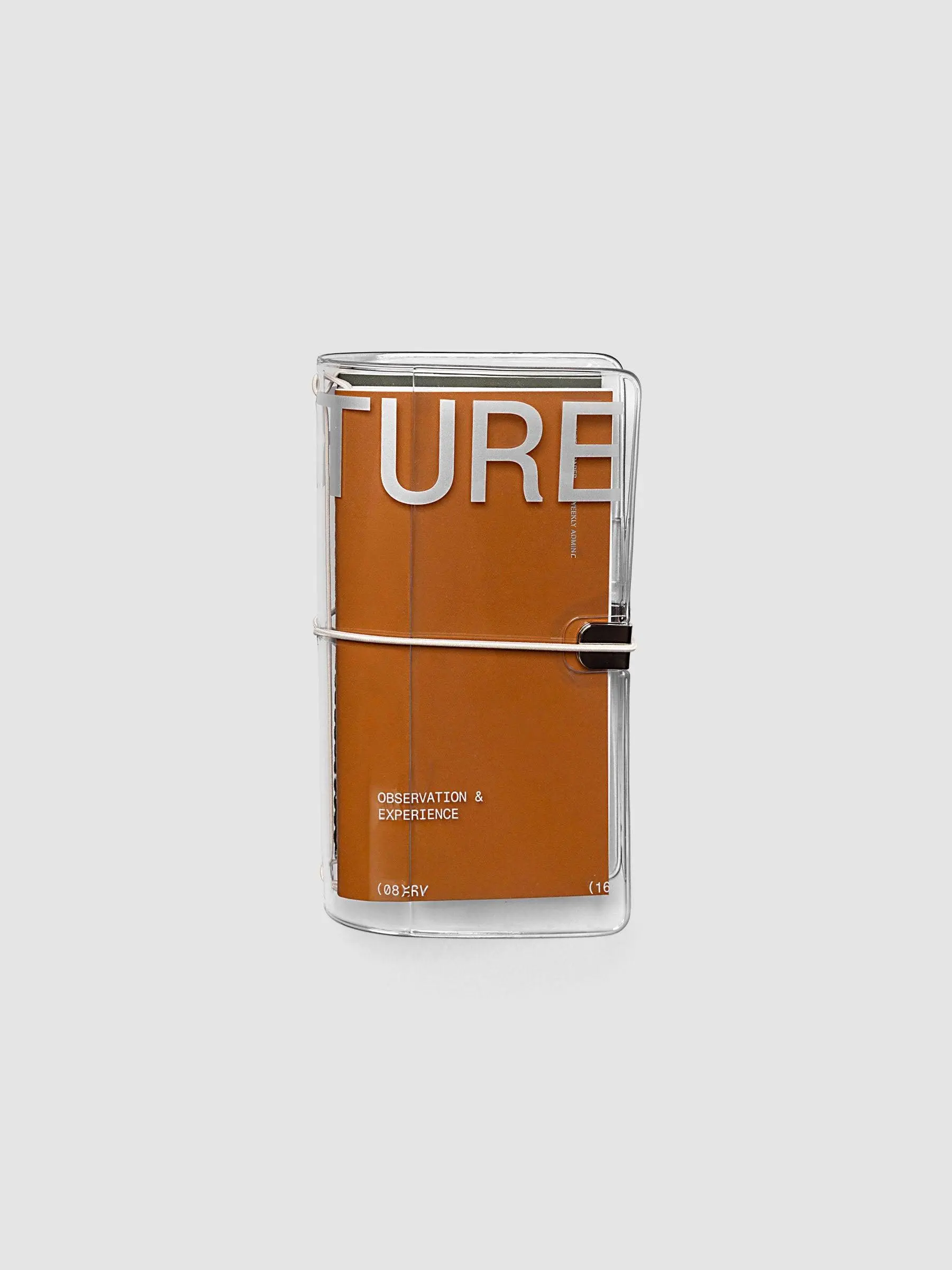Aperture Travel Notebook Cover | Clear Vinyl
