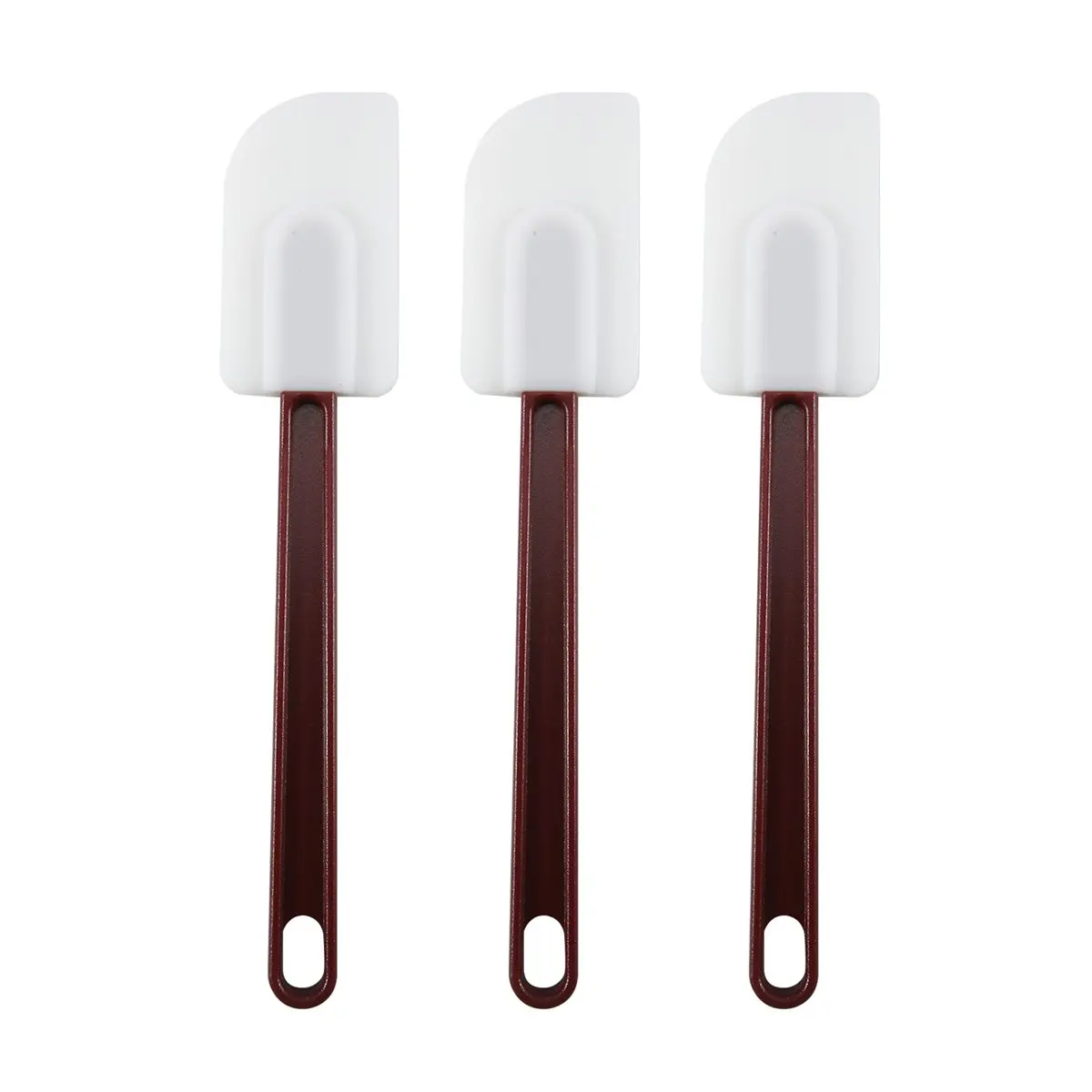 3Pack Spatulas Silicone Heat Resistant, Spatula Silicone , Rubber Scraper Spatula 10 Inches, Kitchen Use A